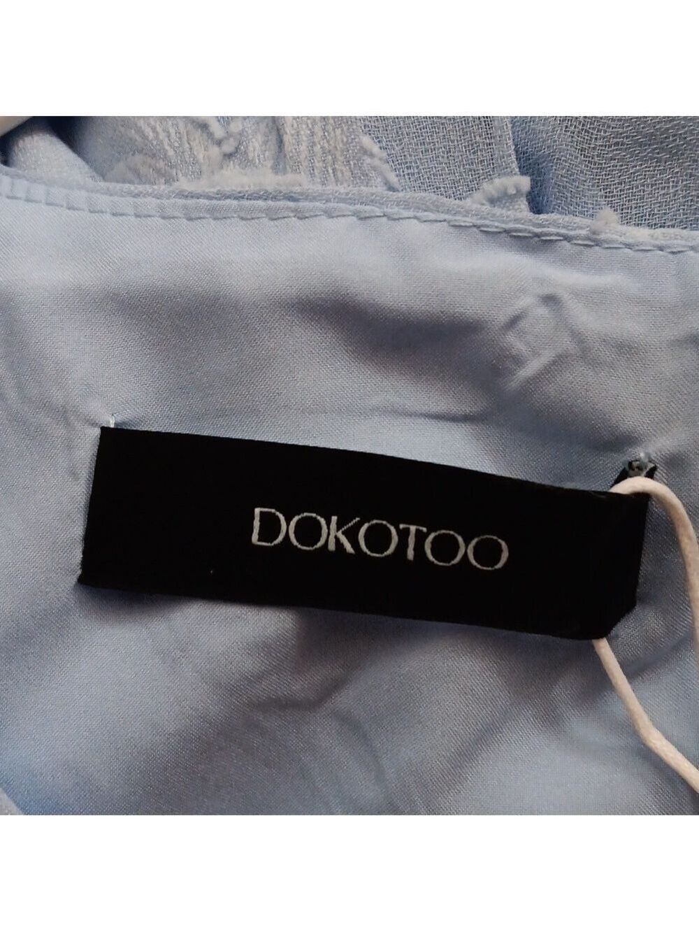 Dokotoo Womens Bell Sleeve Loose Fit Crewneck Blouse NWT Size M - Picture 7 of 10